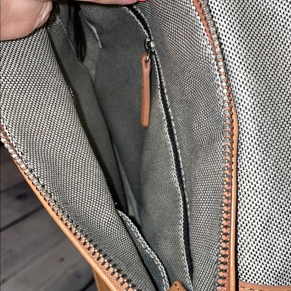 Vince Camuto Tan Leather Mini Backpack - Picture 4 of 5